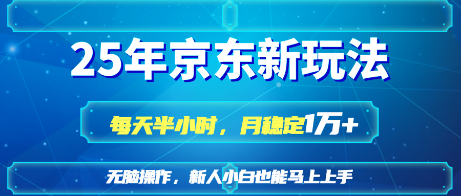 （14309期）25京东新玩法，每天半小时，月稳定1W+-老段项目分享