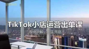 TikTok小店运营出单课,从开店选品、运营出单、发货回款,进行全流程讲解-老段项目分享